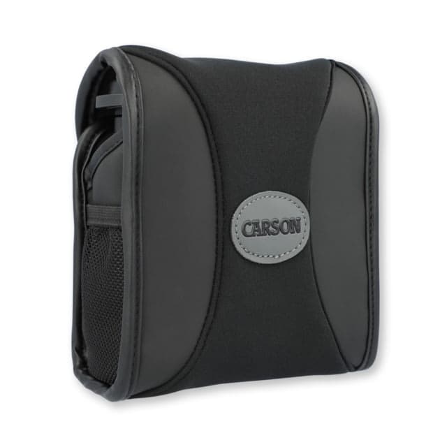 Carson 3D Series 10x25mm Roof Prism Binoculars w/High Definition Optics and ED Glass Matte Black/Grey