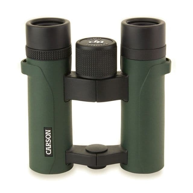 Carson Open Bridge 8x26mm Roof Prism Binocular Matte Green