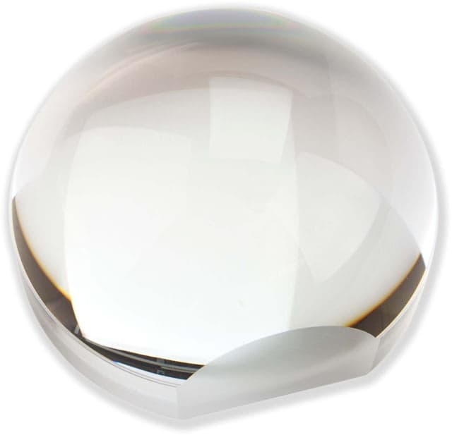 Carson LumiDome Plus 2x Polished Ball Loupe with 75mm base