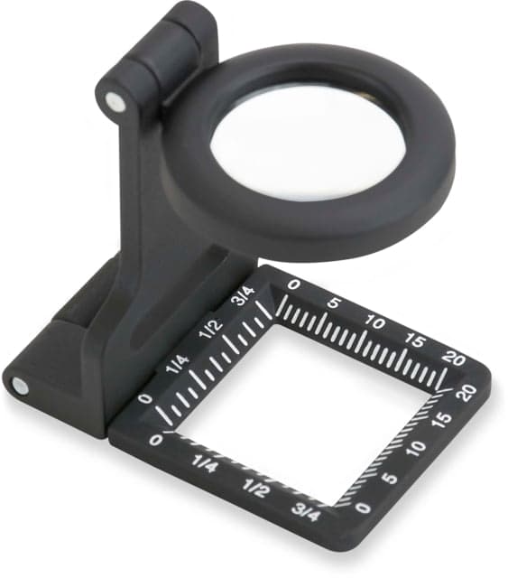 Carson Metal LinenTest 6x Compact Magnifier Loupe