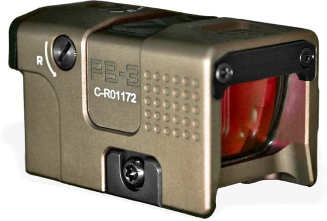 CORD Pandora PB-3 Micro Reflex Red Dot Sight w/Aurawake 1x22-17mm 3/32 MOA Dot/Ring Reticle Coyote Brown