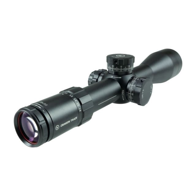 Crimson Trace 5 Series Tactical Rifle Scope 3-18x50mm FFP 34mm Tube MR1-MIL Illuminated Reticle Black
