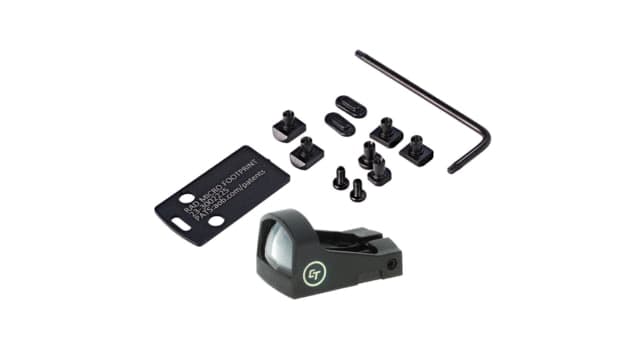 Crimson Trace CTS-1520 Dovetail Mount Red Laser Sight Combo Kit Smith and Wesson/Glock 5 MOA Black 01-30000201