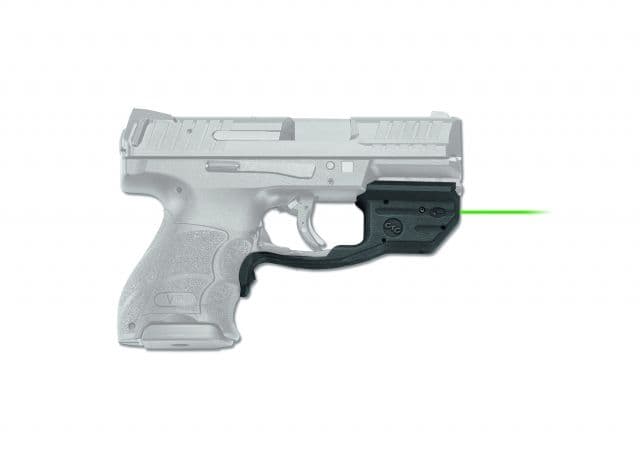 Crimson Trace Laserguard Green Laser Sight Black 5mW 515-532nm for Heckler and Koch VP9/VP40 and VP9SK Pistols LG-499G
