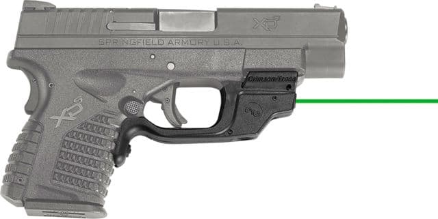 Crimson Trace LaserGuard Green Laser Sight for Springfield XD-S 3.3/4.0