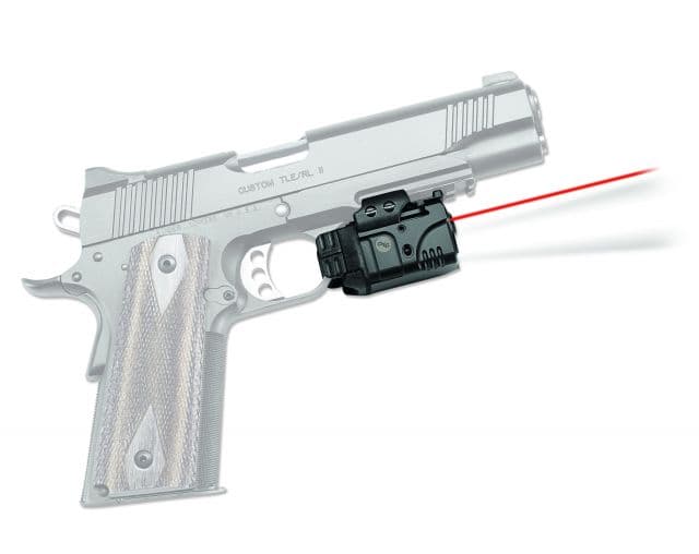 Crimson Trace Rail Master Pro - Universal Rail Mount Laser-LED Combo Black Red Laser