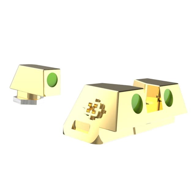 Cross Armory Glow-In-The-Dark Pistol Sights Gold Standard