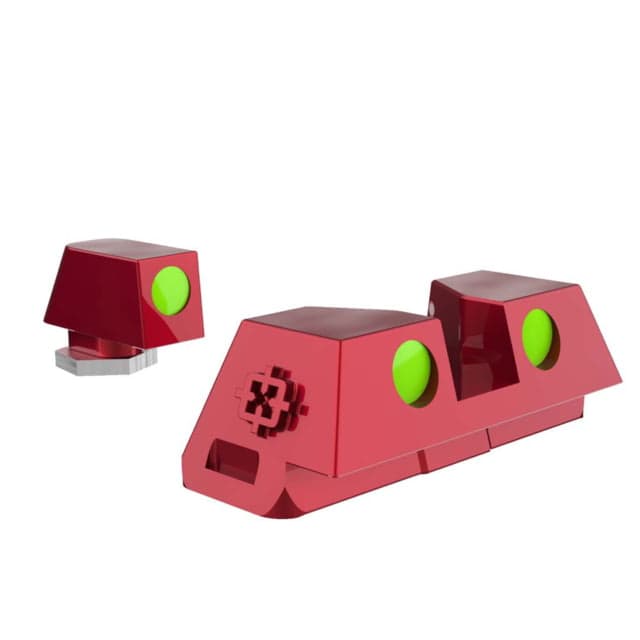 Cross Armory Glow-In-The-Dark Pistol Sights Red Standard