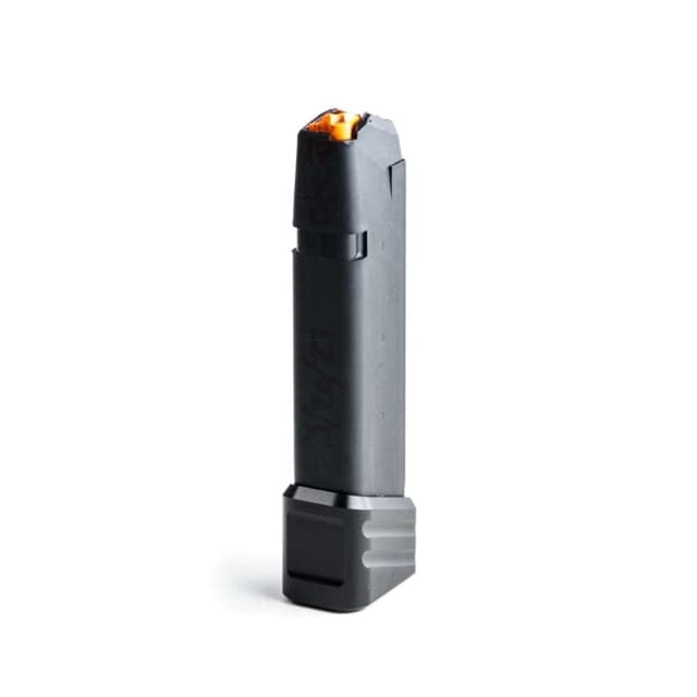 Cross Armory Weighted Base Plate Glock Gen 1-5 17/22/31 +0 Magazine Extension Black Small 0RD