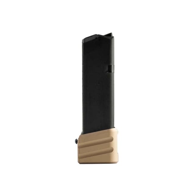 Cross Armory Weighted Base Plate Glock Gen 1-5 19/23/32 +0 Magazine Extension FDE Small 0RD