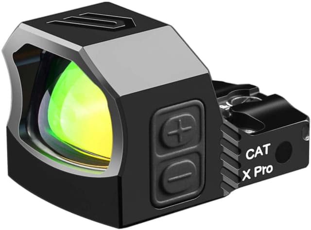 Cyelee Optics CAT X PRO Reflex Red Dot Sight 1x21x16.5mm 3 MOA Dot/30 MOA Circle Black