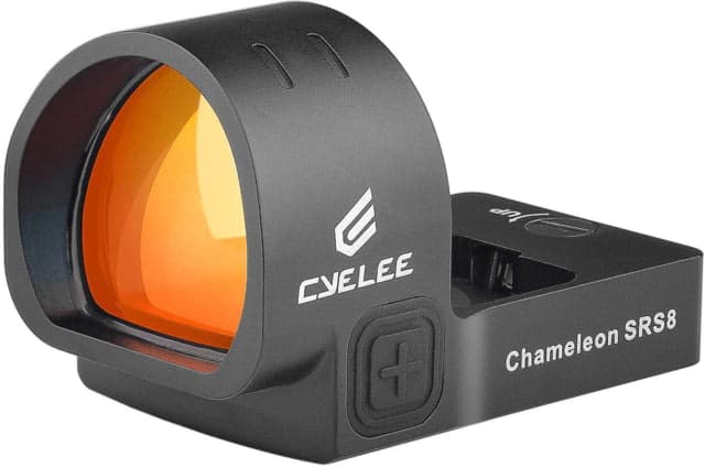 Cyelee Optics Chameleon-SRS8 Reflex Red Dot Sight 1x26.5x22.5mm 8 MOA Dot Black