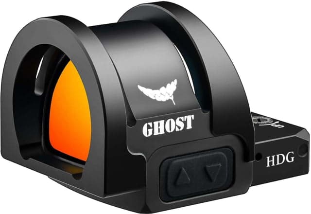 Cyelee Optics Ghost HDG Reflex Red Dot Sight 1x26.5x22.5mm 2 MOA Dot/26 MOA Circle Black