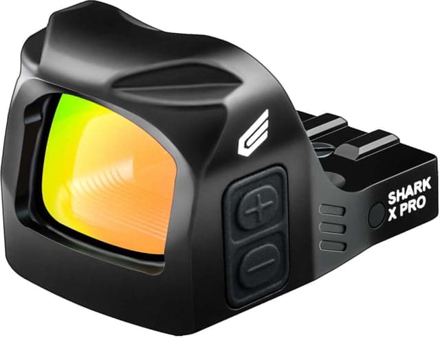 Cyelee Optics Shark X PRO Reflex Red Dot Sight 1x24x17mm 2 MOA Dot/26 MOA Circle Black