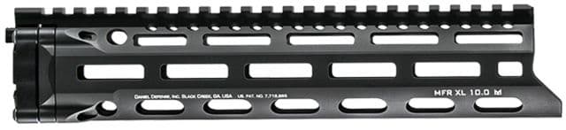 Daniel Defense 10in MFR XL Rail Systems w/ M-LOK attachments Black