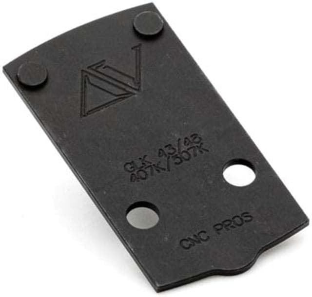 Delta V Athena Adaptor Plate Glock MOS Eps/Iron Sight Combo Black