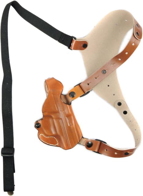 DeSantis C.E.O. Shoulder Rig Leather Holsters SIG Sauer P320 and P250 Full SIze and Compact w/ or w/o Romeo1 Reflex Sights and P320-M17 Right Hand