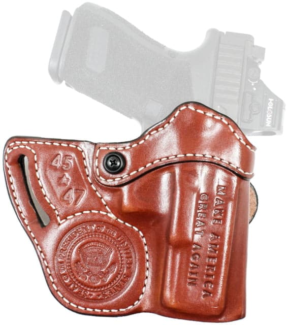 DeSantis The Maga Scabbard OWB Paddle Holster Glock 19 19 Gen 5 19X 45 23 32 W/ W/O Reflex Sights Right Tan