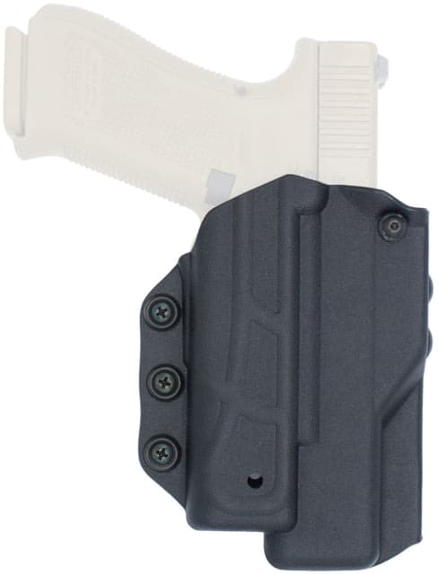 DeSantis The Quantico Undercover OWB Holster Left Hand Black Glock 17 17 Gen 5 19 19 Gen 5 19X 22 23 31 32 45 w/ Red Dot Sights & w/ or w/o