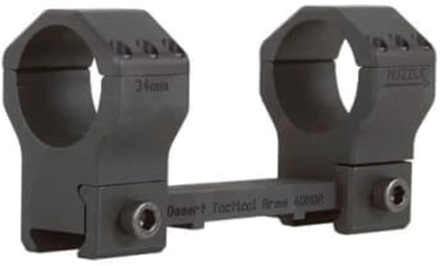 Desert Tech Ultralight Scope Mount 34mm 20 MOA Taper Black