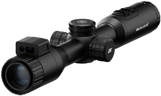 DNT Optics Zulus 4K 3-24x50mm Night Vision Riflescope w/Laser Rangefinder and DNT Ballistic Engine Black