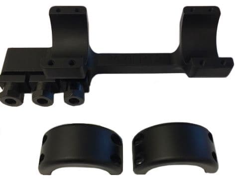 DNZ Products Freedom Reaper Scope Mount - 20 MOA Extra High Ring Tube Black Matte