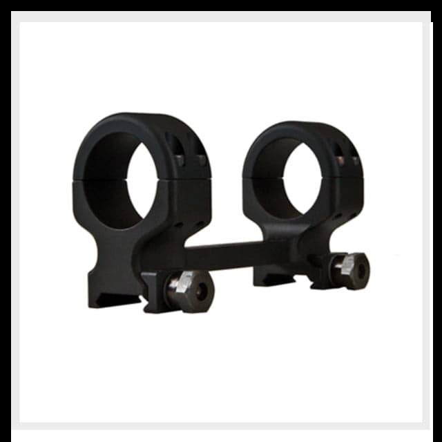 DNZ Products Freedom Reaper Scope Mount - 3.46in Long Picantinny Rail Extra High Ring 1 in Tube Black Matte