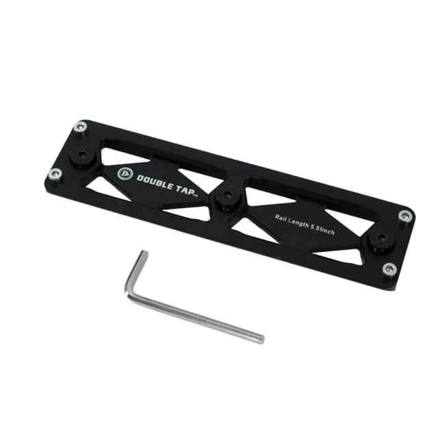 Double Tap Industries M-Lok to Arca Rail Adapter Plates 140mm Black
