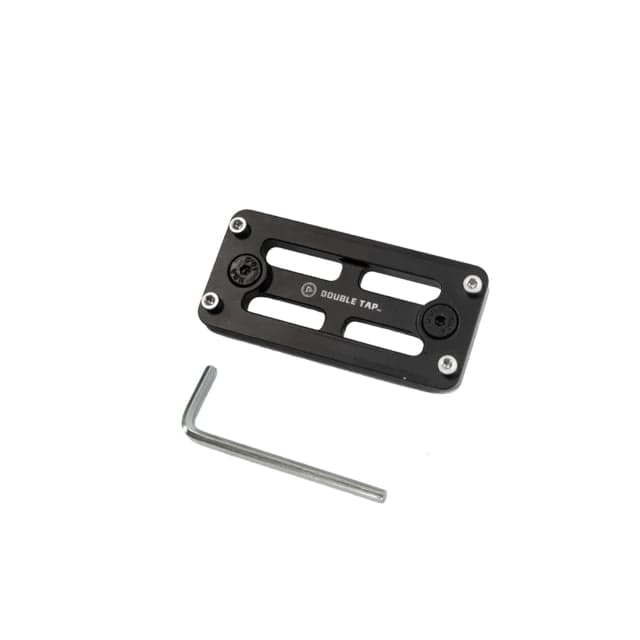 Double Tap Industries M-Lok to Arca Rail Adapter Plates 80mm Black