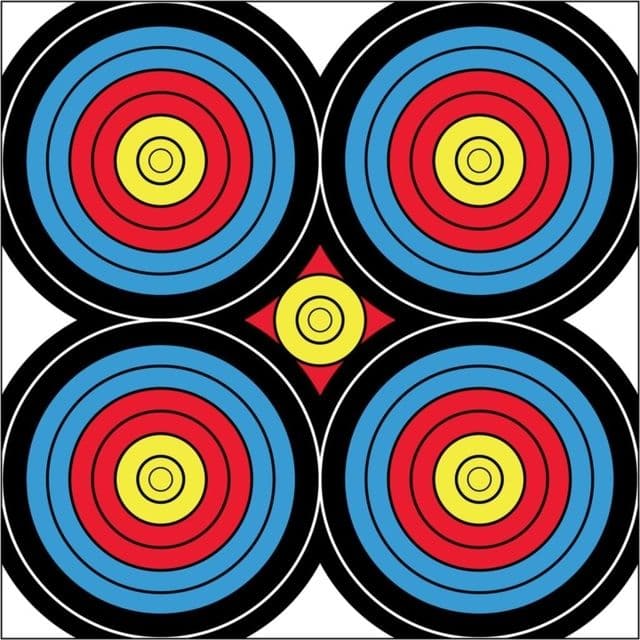 DuraMesh Archery Target Sight In Blue 24 in x 24 in