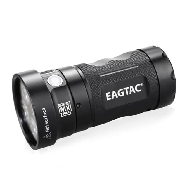 EAGTAC MX30L4-XC Base Flashlight 12 XP-G2 S3 LED 5136lm Black MX30L4XC-12XPG2-BASE-CW