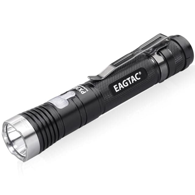 EAGTAC PX30LC2-R Base Flashlight XP-L HI CW LED 1160lm Black