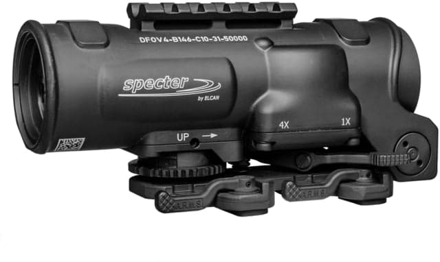 Elcan Specter DR 1-4x 3MOA XOPTEK Rifle Scope 5.56 BDC Reticle Black