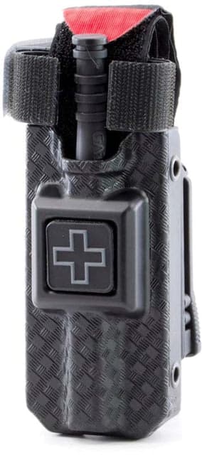 Eleven 10 C-A-T Gen 7 RIGID Tourniquet Case Black Basketweave RDS Holster Mount No TQ Included
