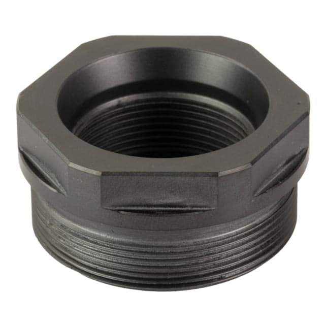 Energetic Armament TB Mount Compatible with Threaded Muzzle Devices 1.375x24 Thread Pattern Machined from Titanium DLC Finish Black