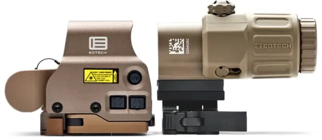 EOTech HHSVIII EXPS3-0 Holographic Red Dot Sight w/G33 3x Magnifier 1x 0-Reticle Tan