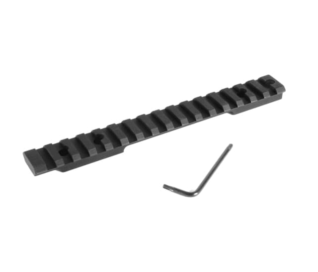 Evolution Gun Works Hd Picatinny Rail Scope Mount Savage Round Back Short Action 30 Moa 6.670in Aluminum Matte Black