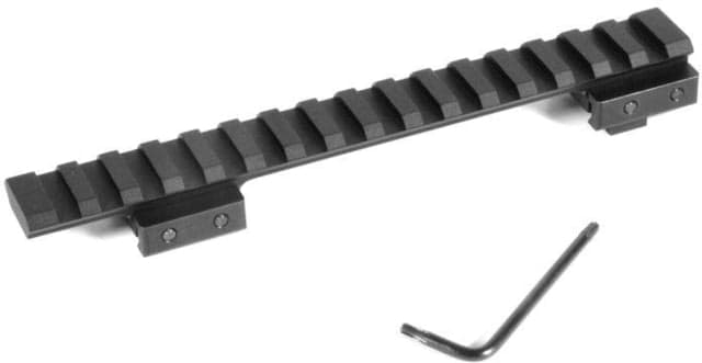 Evolution Gun Works Hd Picatinny Scope Mount Cz 550/Mossberg Model 590 Magnum Action 20 Moa Matte Black Hardcoat