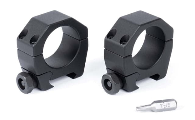 Evolution Gun Works Keystone Series 34mm Tube 1.50in High Ring Set Black