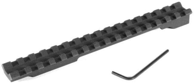 Evolution Gun Works Picatinny Rail Scope Mount Mauser 98 Lr 3-Hole 0 Moa Undrilled 6.670in Aluminum Matte Black