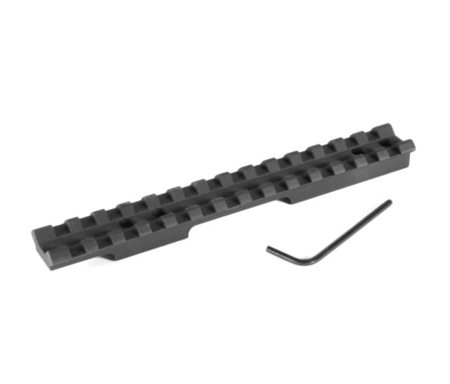 Evolution Gun Works Picatinny Rail Scope Mount Savage 93 Undrilled 1-5/8in Ejection Port 20 Moa 5.882in Aluminum Matte Black