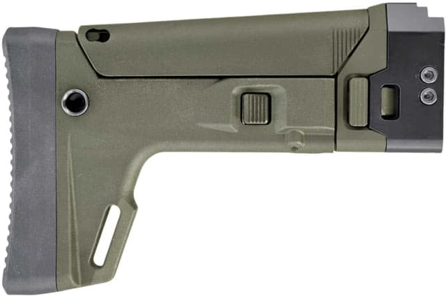 F5 MFG Gen 2 Picatinny Rail ACR Modular Stock System w/ Adapter Olive Drab Green 3in x 6in x10 in