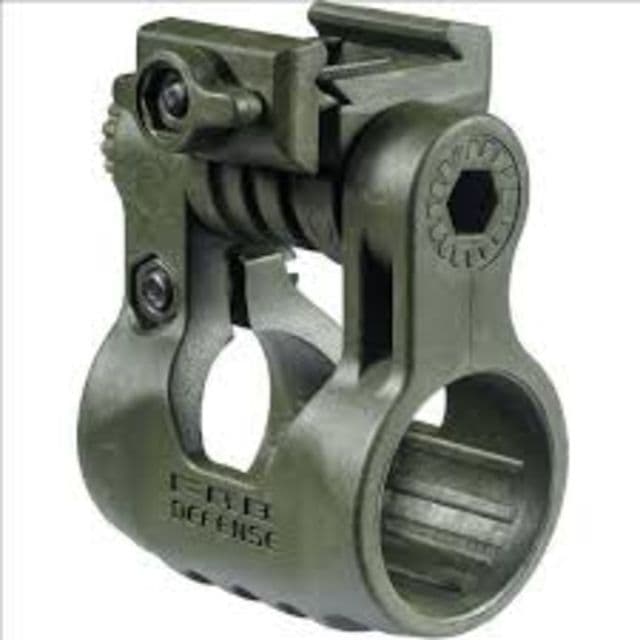 FAB Defense 10 Position Adjustable Tactical Light Mount OD Green