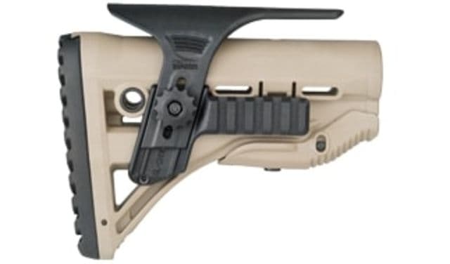 Fab Defense Adjustable Cheek Riser With Picatinny Rail For Gl-Shock Od