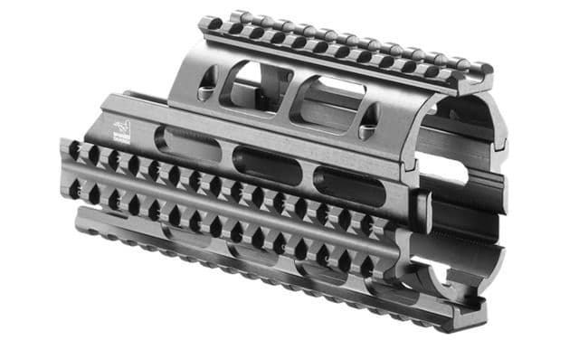 FAB Defense Aluminum Tactical Rail System - RPK Black