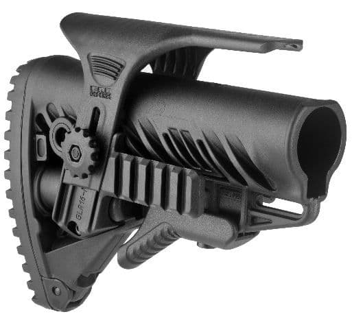 Fab Defense Open Box Dealer Demo Fab Defense Glr16 With A Gcp Cheek Riser And Gpcp Picatinny Rail Adaptor Black Fx-Glr16pcp