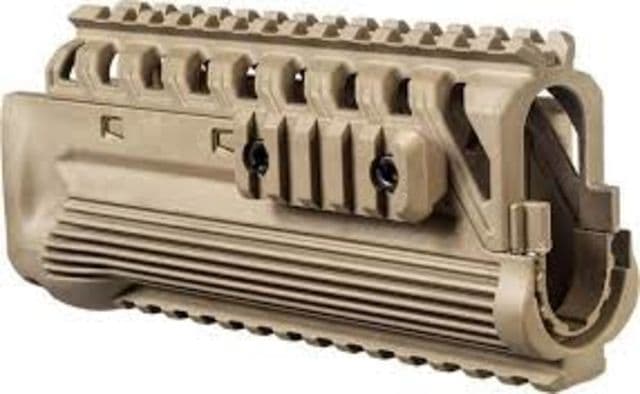 Fab Defense Prg Iwi Galil Polymer Picatinny Quad Rail Handguard 7.32in Flat Dark Earth