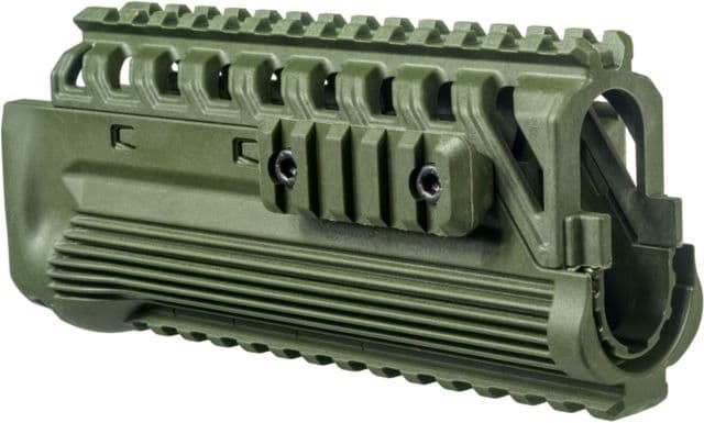 Fab Defense Prg Iwi Galil Polymer Picatinny Quad Rail Handguard 7.32in Od Green