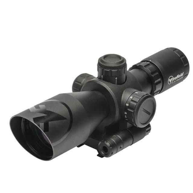 Firefield Barrage 2.5-10x40 Rifle Scope W/ Red Laser
