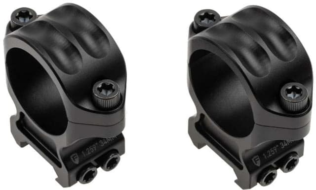 Fortis Manufacturing Ap 3 34mm Riflescope Rings 32mm Set Of 2 Black